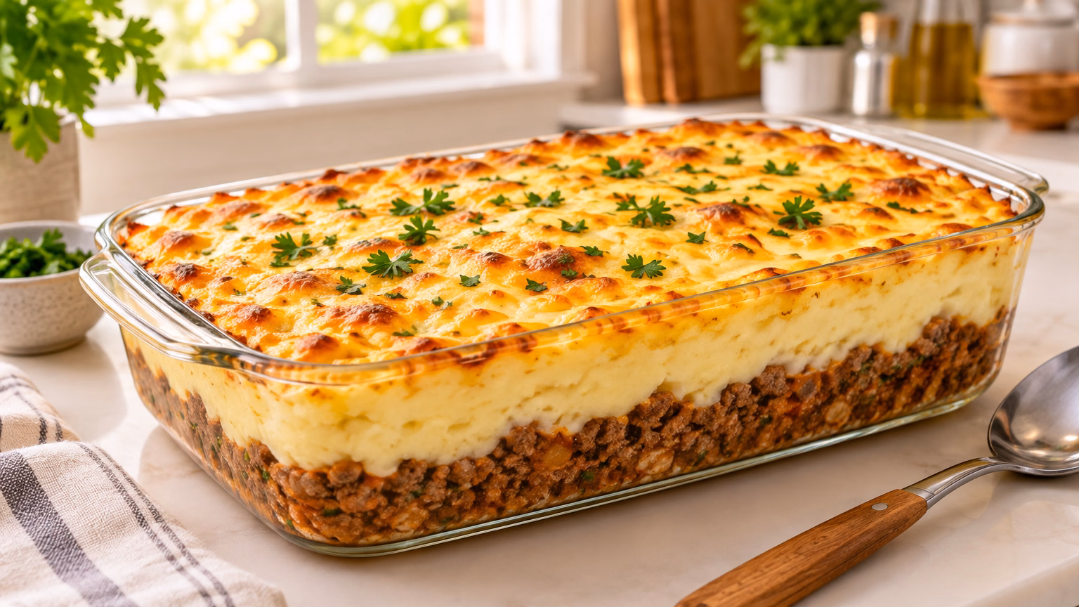 Escondidinho de batata com carne moída: muito melhor que lasanha